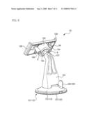 SUCTION PLATE AND CRADLE FOR AN AUTOMOBILE HAVING THE SAME diagram and image