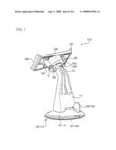 SUCTION PLATE AND CRADLE FOR AN AUTOMOBILE HAVING THE SAME diagram and image