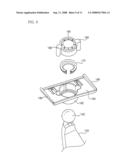 SUCTION PLATE AND CRADLE FOR AN AUTOMOBILE HAVING THE SAME diagram and image