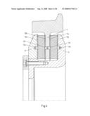 Railway Vehicle Wheel with Elastic Rubber Suspension diagram and image