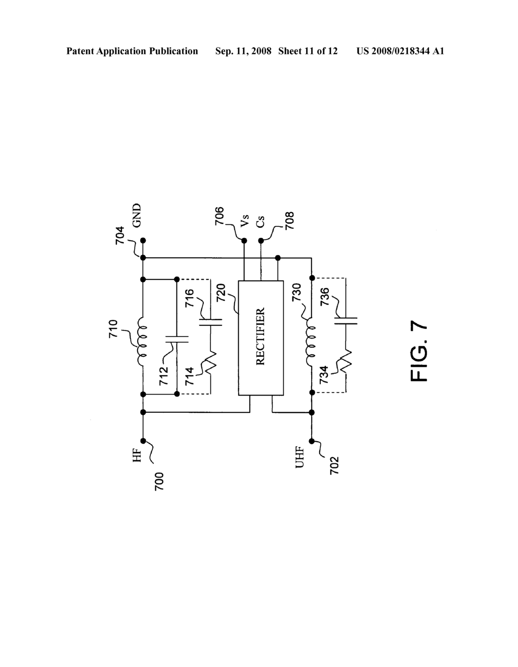 Dual frequency RFID circuit - diagram, schematic, and image 12