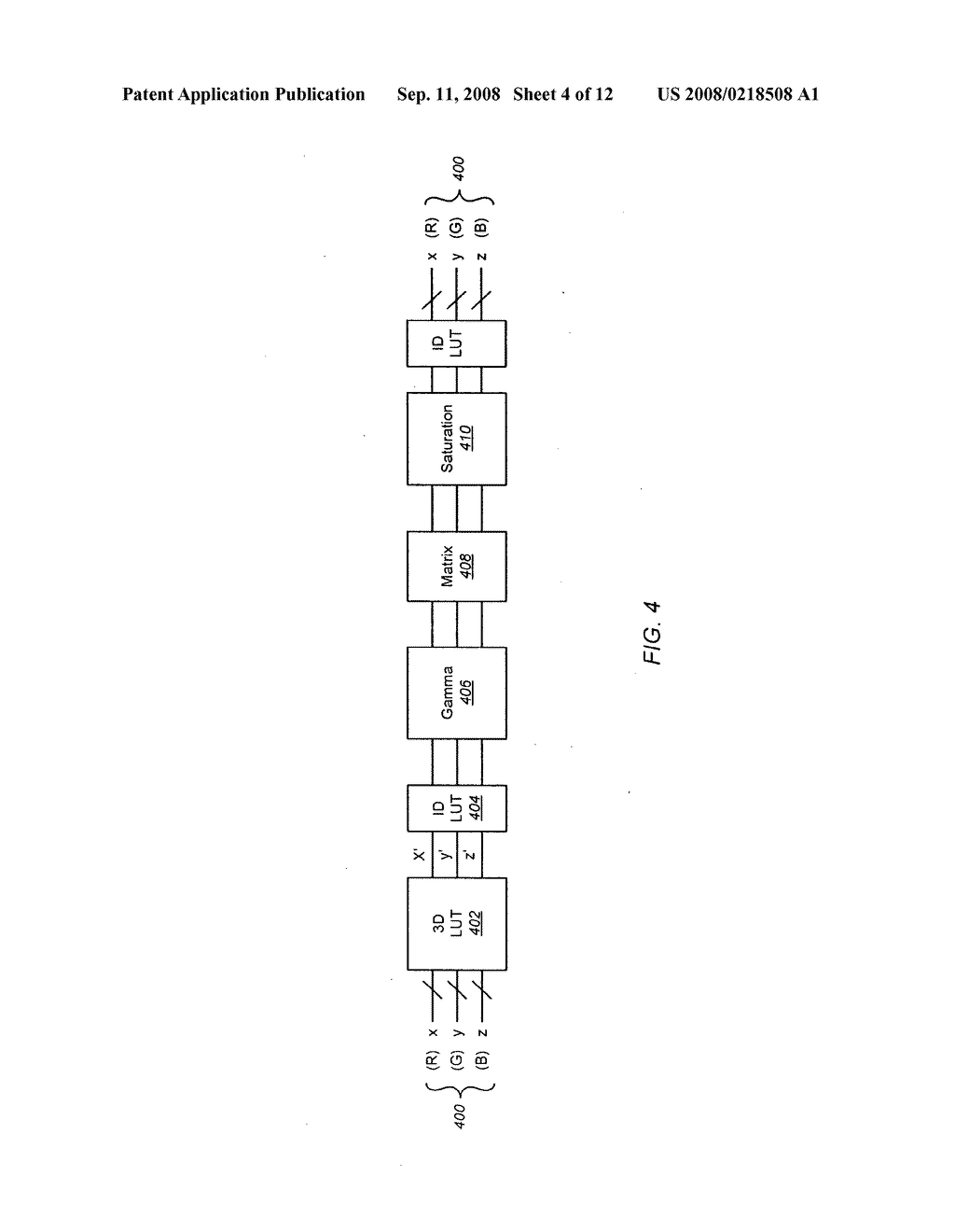 Generation of 3D look-up tables for image processing devices - diagram, schematic, and image 05