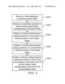 Method and system for processing image data in LCD by integrating de-interlace and overdrive operations diagram and image