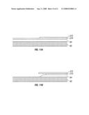 Methods for etching layers within a MEMS device to achieve a tapered edge diagram and image