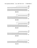 Methods for etching layers within a MEMS device to achieve a tapered edge diagram and image