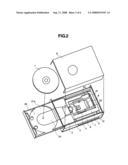 Built-in type optical disc apparatus diagram and image