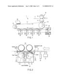 ELECTROPHOTOGRAPHIC APPARATUS USING A DEVELOPING SOLUTION CONTAINING A LIQUID CARRIER FORMED BY DISPERSING TONER PARTICLES IN A SOLVENT diagram and image