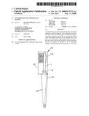 Toothbrush with toothpaste in handle diagram and image