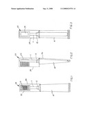 Toothbrush with toothpaste in handle diagram and image