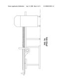 HINGED AND BIFURCATED CART DOCUMENT HANDLING APPARATUS UTILIZED WITH A LAZY-PORTRAIT DOCUMENT PRINTING SYSTEM diagram and image