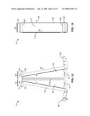 HINGED AND BIFURCATED CART DOCUMENT HANDLING APPARATUS UTILIZED WITH A LAZY-PORTRAIT DOCUMENT PRINTING SYSTEM diagram and image