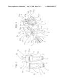 Apparatus for Automatic Transfer of Textile Articles from a Linking Machine to a Boarding Machine diagram and image