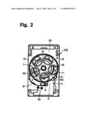 Adjustable apparatus for dispensing disc shaped objects diagram and image