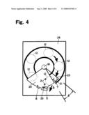 Adjustable apparatus for dispensing disc shaped objects diagram and image