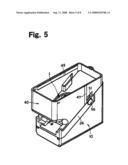 Adjustable apparatus for dispensing disc shaped objects diagram and image