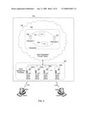 Distributed network architecture for introducing dynamic content into a synthetic environment diagram and image