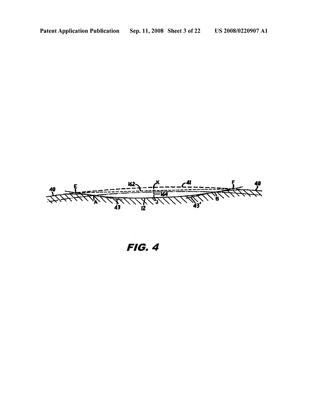 Golf ball dimples with a catenary curve profile - diagram, schematic, and image 04