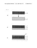 METHOD OF PRODUCING OPTICAL LAYERED BODY, OPTICAL LAYERED BODY, POLARIZER AND IMAGE DISPLAY DEVICE diagram and image