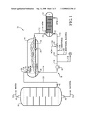 Polyester production system employing an unagitated esterification reactor diagram and image