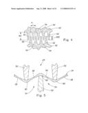 Absorbent core for disposable absorbent article diagram and image