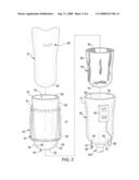 VACUUM ASSISTED PROSTHETIC SLEEVE AND SOCKET UTILIZING A DOUBLE MEMBRANE LINER diagram and image