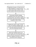 System and method of minimizing network bandwidth retrieved from an external network diagram and image