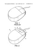 Computer mouse with cursor finding function and faster screen privacy function diagram and image