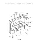 Backing metal fixture and external wall constructing structure using the same diagram and image