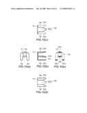 Backing metal fixture and external wall constructing structure using the same diagram and image