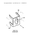 Backing metal fixture and external wall constructing structure using the same diagram and image