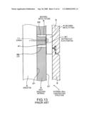 Backing metal fixture and external wall constructing structure using the same diagram and image