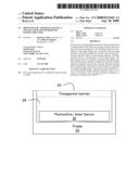 PHOTOVOLTAIC APPARATUS HAVING A FILLER LAYER AND METHOD FOR MAKING THE SAME diagram and image