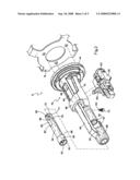 Nose assembly for a fastener driving tool diagram and image