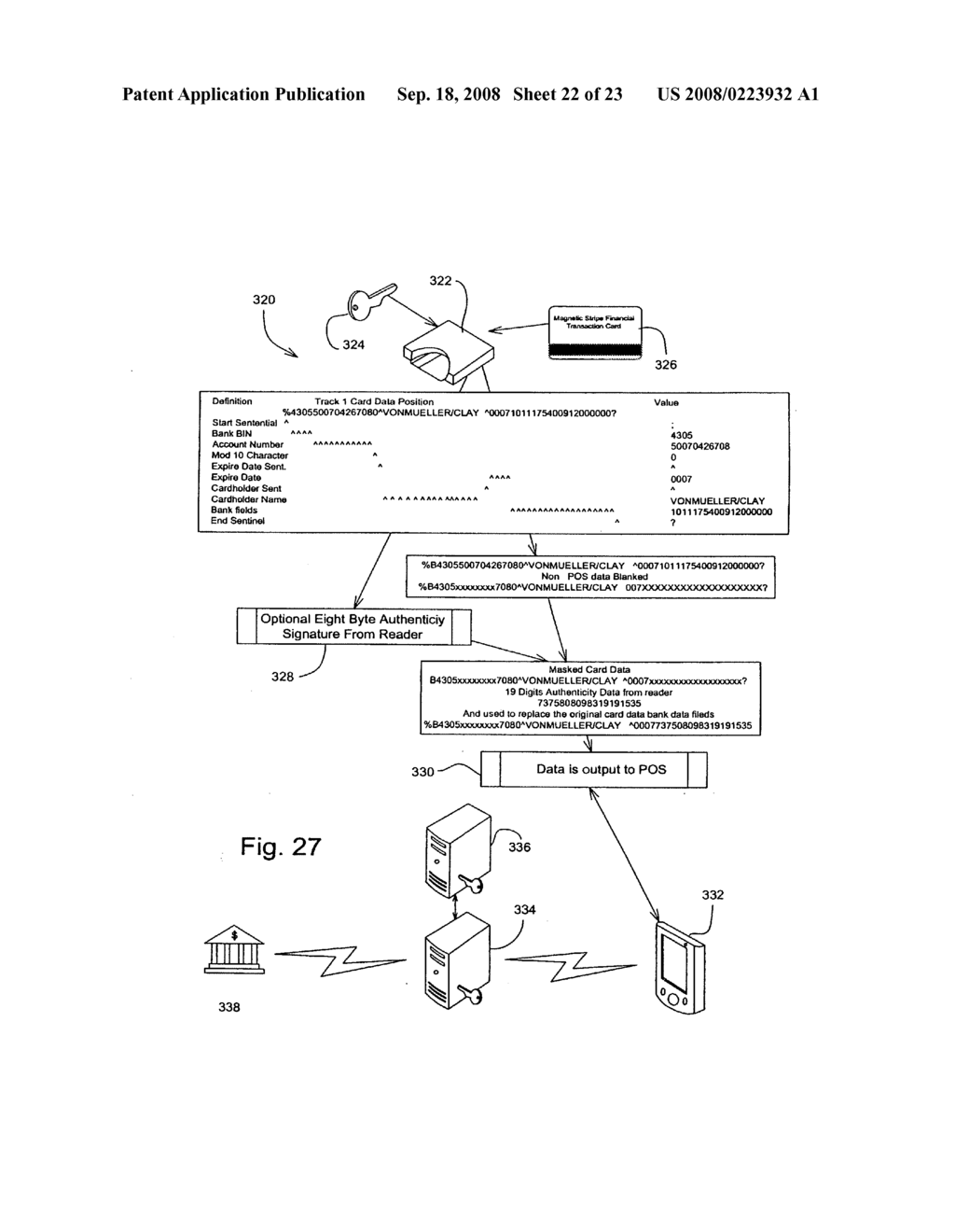 TRANSPARENTLY SECURING TRANSACTIONAL DATA - diagram, schematic, and image 23