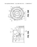 Mounting structure for variable nozzle mechanism in variable-throat exhaust turbocharger diagram and image