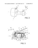 Method for Mounting an Aircraft Engine on a Rigid Structure of a Strut for Locking the Engine diagram and image