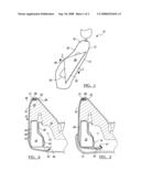 VEHICLE SEAT ASSEMBLY WITH AIR BAG SEAM RUPTURING FORCE CONCENTRATOR diagram and image