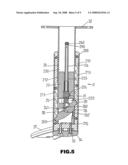 Internally pulling type lift device for chair armrest diagram and image