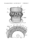 Method of Inserting an Undulating Winding Into a Stator of a Polyphase Rotating Electrical Machine, and Associated Stator diagram and image