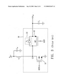 Circuit for starting up a synchronous step-up DC/DC converter and the method thereof diagram and image