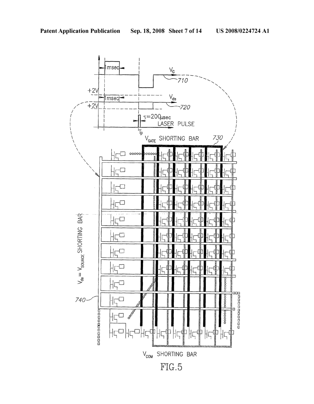 Photoconductive Based Electrical Testing of Transistor Arrays - diagram, schematic, and image 08