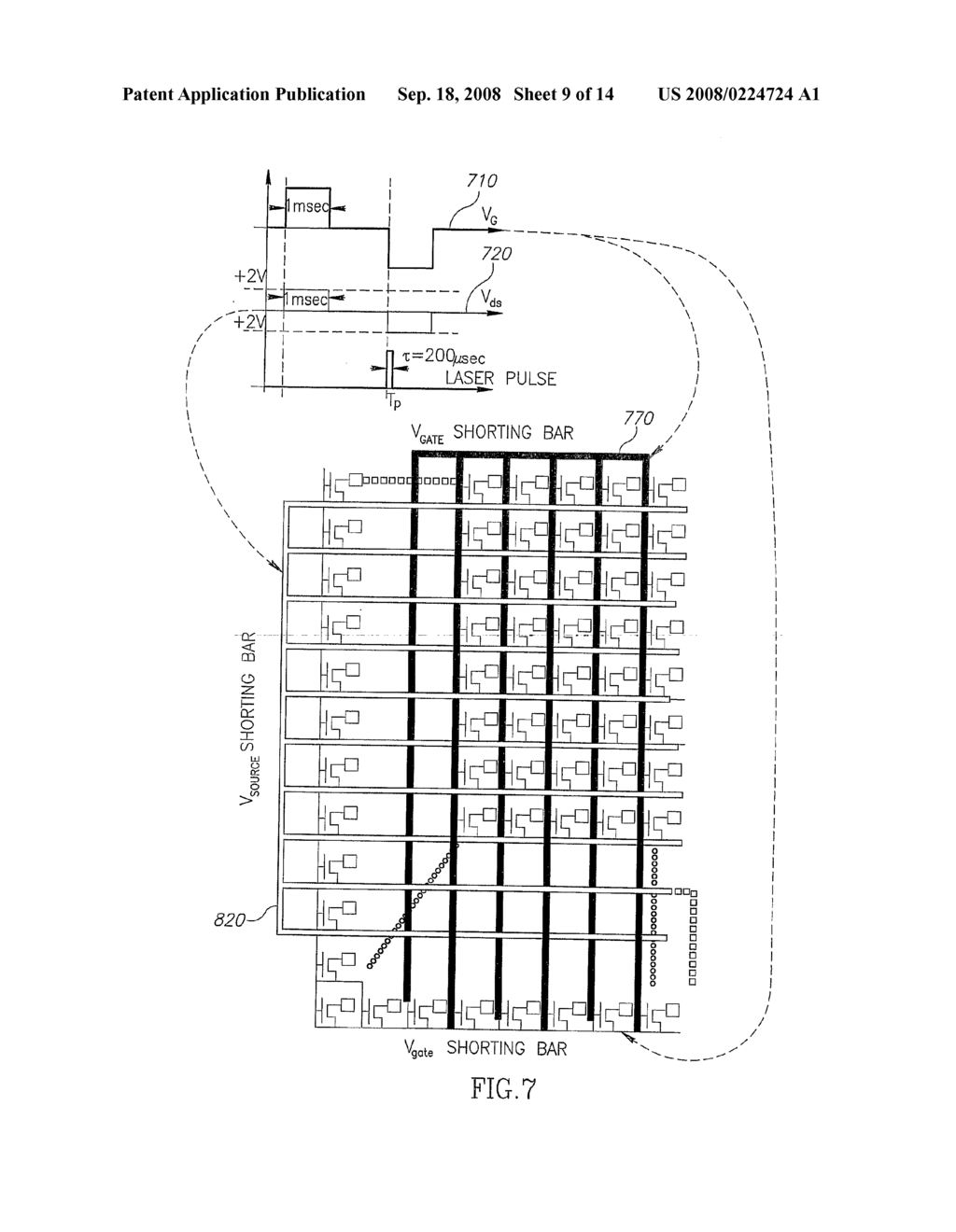 Photoconductive Based Electrical Testing of Transistor Arrays - diagram, schematic, and image 10