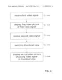 METHOD FOR DISPLAYING VIDEO PICTURES diagram and image