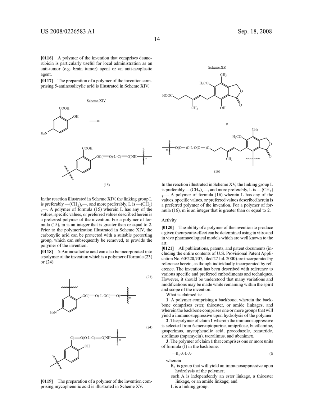 THERAPEUTIC POLYESTERS AND POLYAMIDES - diagram, schematic, and image 15