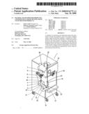 Machine and method for producing and dispensing liquid or semi-liquid consumer food products diagram and image