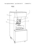 Machine and method for producing and dispensing liquid or semi-liquid consumer food products diagram and image