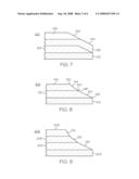 TAPERED EDGE EXPOSURE FOR REMOVAL OF MATERIAL FROM A SEMICONDUCTOR WAFER diagram and image