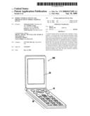 Mobile terminal device and program used in mobile terminal device diagram and image