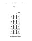 Mobile terminal device and program used in mobile terminal device diagram and image