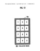 Mobile terminal device and program used in mobile terminal device diagram and image